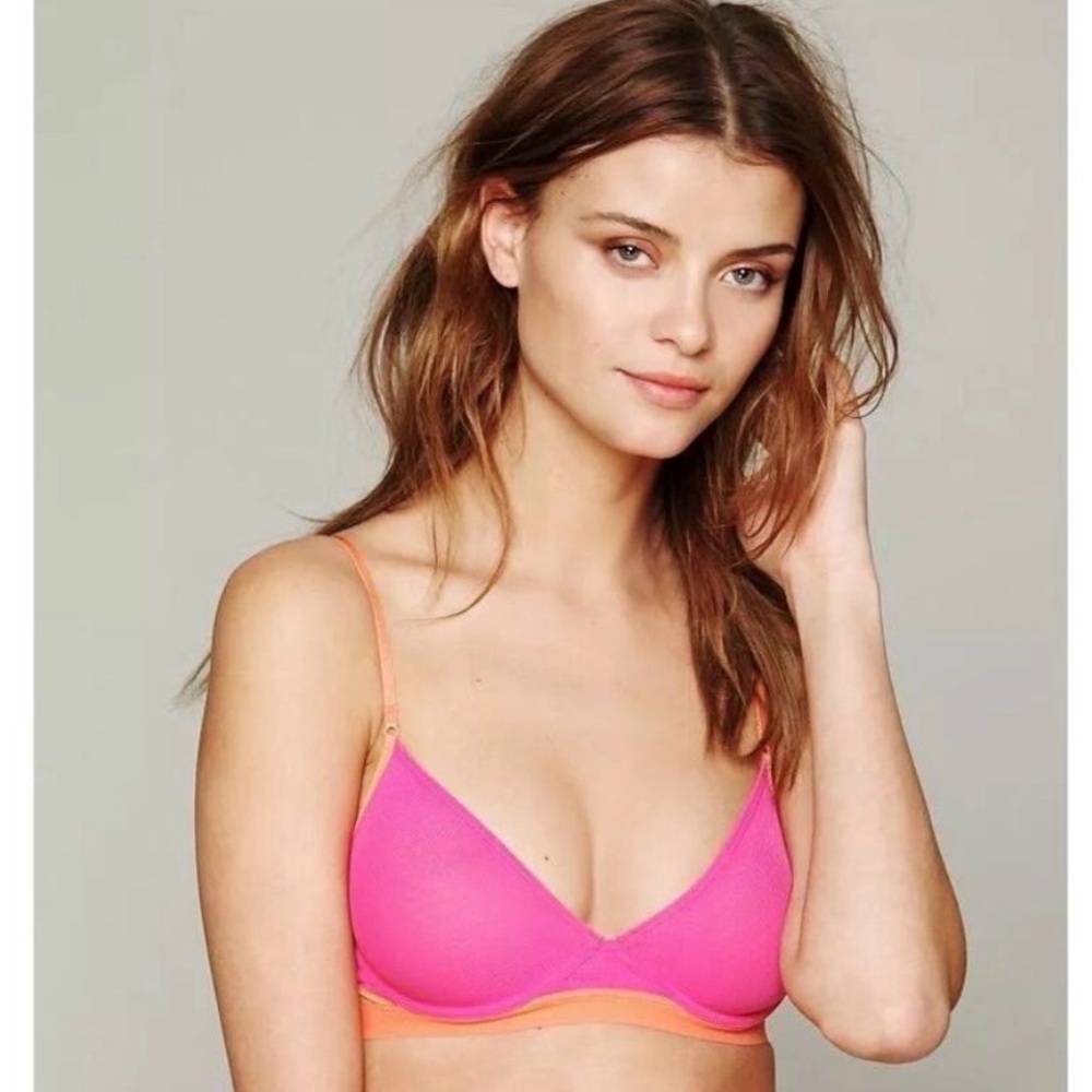 🌟2/$20 SALE Intimately Free People Double Wing Mesh Demi Underwire Bra 34D